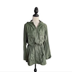 Under Armour Olive Green Wind Breaker Style Storm Collection Jacket Size M